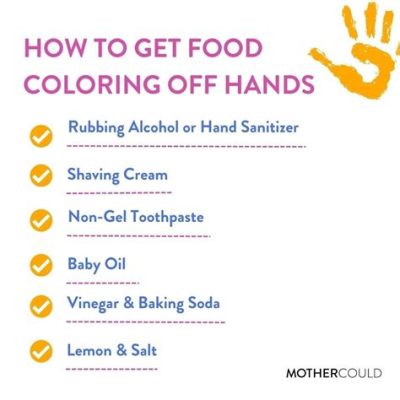 How Do I Get Food Coloring Off My Hands: Exploring the Art of Stain Removal and the Philosophy of Impermanence